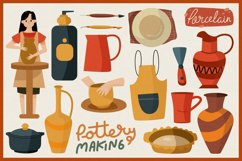 Pottern Making Vector Clipart Pack Product Image 3