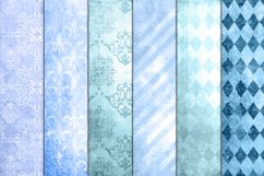Powder Blue Vintage Patterned Papers Product Image 3