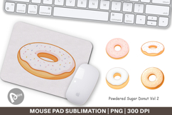 Mouse Pad Powdered Donut Product Image 1