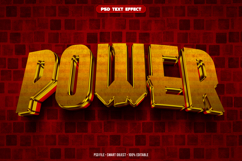 Power 3D editable text effect Product Image 1