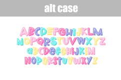 Power of Spring Color Font Product Image 2