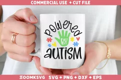 Powered by autism SVG | Autism SVG | Autism PNG Product Image 2