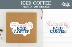 Powered by Iced Coffee Sticker