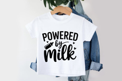 Powered by Milk SVG | Baby SVG | Newborn SVG Product Image 3