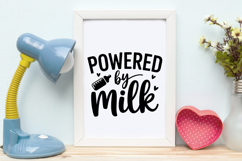 Powered by Milk SVG | Baby SVG | Newborn SVG Product Image 4
