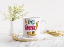 Powerful | Positive Affirmation Print |Positive Quotes Product Image 2