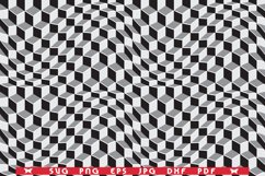 SVG Gray Polygons, Seamless Pattern Product Image 1