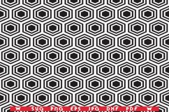 SVG Hexagons, Black Seamless pattern Product Image 1