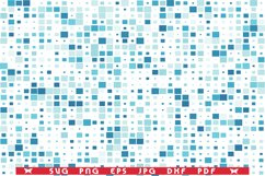 SVG Squares, Random sizes, Seamless pattern Product Image 1