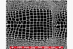 SVG Alligator Skin, Seamless Pattern, Digital clipart Product Image 1