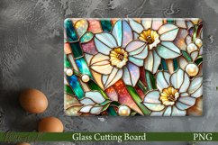 Glass Cutting Board Design | Beautiful Yellow Flowers Product Image 1