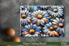 Glass Cutting Board Design | Beautiful Daisy Meadow Product Image 1