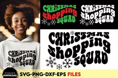 Christmas shopping squad - Christmas shopping crew - svg png Product Image 1