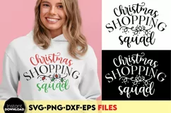 Christmas shopping squad - Christmas shopping crew - svg png Product Image 3