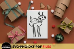 Christmas Pet Svg | Holiday Pets Design | Reindeer Pets Svg Product Image 3