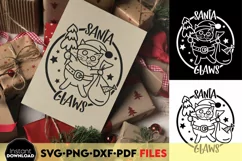 Santa claws svg | Cat Xmas Ornaments | Christmas Gifts Cat Product Image 3