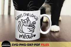 Kitty Christmas Png | Xmas Cat Svg | Gift for Cat Mom Svg Product Image 4