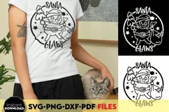 Santa claws svg | Cat Xmas Ornaments | Christmas Gifts Cat Product Image 6