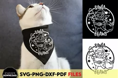Santa claws svg | Cat Xmas Ornaments | Christmas Gifts Cat Product Image 2