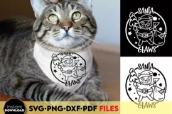 Santa claws svg | Cat Xmas Ornaments | Christmas Gifts Cat Product Image 7