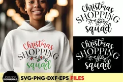Christmas shopping squad - Christmas shopping crew - svg png Product Image 1