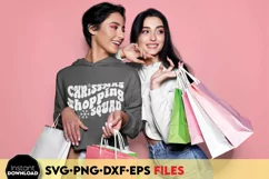 Christmas shopping squad - Christmas shopping crew - svg png Product Image 2