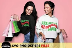 Christmas shopping squad - Christmas shopping crew - svg png Product Image 3