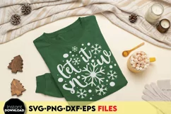 let it snow Christmas shirt svg png | New Years shirt png Product Image 3
