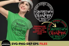 Custom Family Christmas 2023 svg png - Making Memories Svg Product Image 3