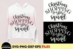 Christmas shopping squad - Christmas shopping crew - svg png Product Image 4