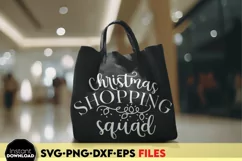 Christmas shopping squad - Christmas shopping crew - svg png Product Image 2