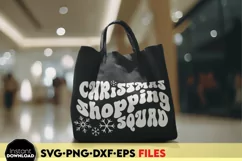 Christmas shopping squad - Christmas shopping crew - svg png Product Image 4