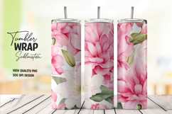 Tulip Garden tumbler wrap png Product Image 1