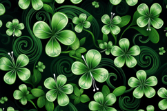 St Patricks Day Background, Saint Patrick Digital Paper Product Image 1