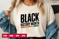 Black History Month Minimal Brush Stroke Product Image 1