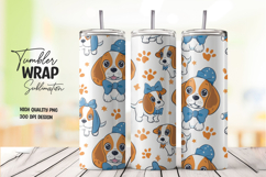 Puppy Face tumbler wrap png Product Image 1