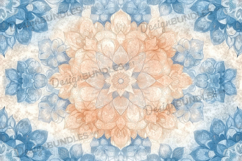 Symmetrical Pastel Mandala Background Product Image 1