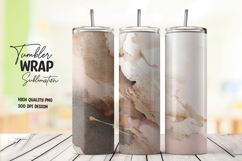 Brown Marble Tumbler Wrap Product Image 1