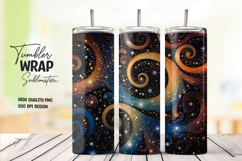Space Swirls Fantasy Galaxy Tumbler Wrap Product Image 1