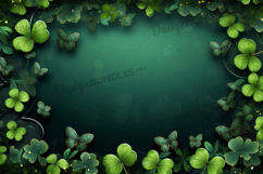 St Patricks Day frame Background Saint Patrick Digital Paper Product Image 1
