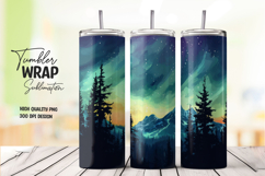 Tropical Fruit Ice Cream Tumbler Wrap Sublimation Product Image 1