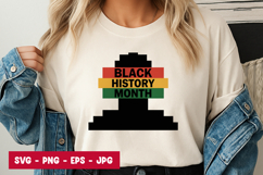 Black History Month Stair Style Afro Color Product Image 1