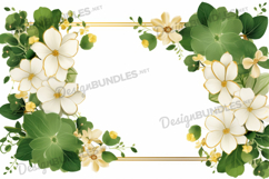 St Patricks Day frame Background Saint Patrick Digital Paper Product Image 1