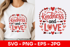 Kindness Starts with Love SVG PNG Product Image 1