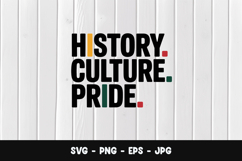 History Culture Pride Quote SVG PNG Product Image 1