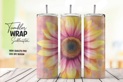 Soft Yellow Daisy Tumbler Wrap Product Image 1