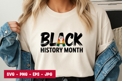 Black History Month Afro Typography With Raised Symbol Product Image 1