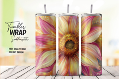 Radiant Sunflower Tumbler Wrap Product Image 1