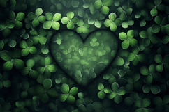 St Patricks Day Heart, Saint Patrick Heart Digital Paper Product Image 1