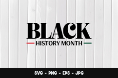 Black History Month SVG PNG Product Image 1